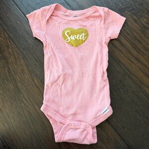 Gerber sweet heart onesie